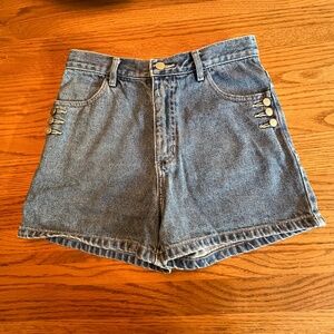 So High Waist Denim Shorts Girls 14
